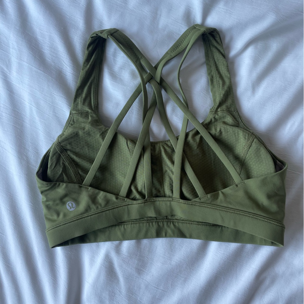 Lululemon Energy Sports Bra in Rosemary Green - Picture 3 of 4